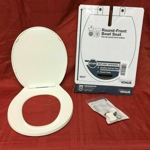TS-62 Kohler Toilet Seat White 16 5/8" x 14 3/16"